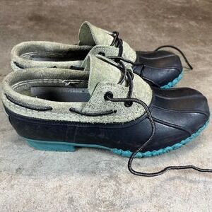 Vintage Black and blue L.L.Bean duck boots Women's size 8.5 or men's 7